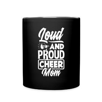 Lustiges Cheerleader Cheerleading Geschenk - Tasse einfarbig - Schwarz - Vorne