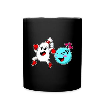 Bowling Bowling Ball Pin - Full Colour Mug - black - Front