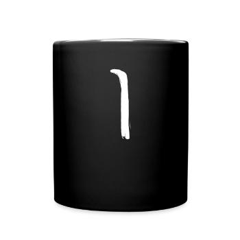 Korean letter I - Full Colour Mug - black - Front
