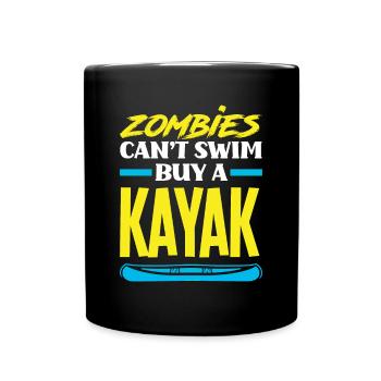 Kayak Canoë - Mug uni - noir - Devant