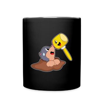 Mole Hammer - Full Colour Mug - black - Front