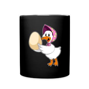 Oeuf de canard - Mug uni - noir - Devant