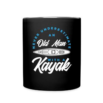 Kayak Canoë - Mug uni - noir - Devant