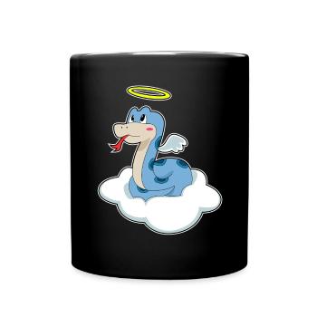 Nuage de serpent - Mug uni - noir - Devant