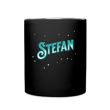 Stefan Name personalized - Full Colour Mug - black - Front