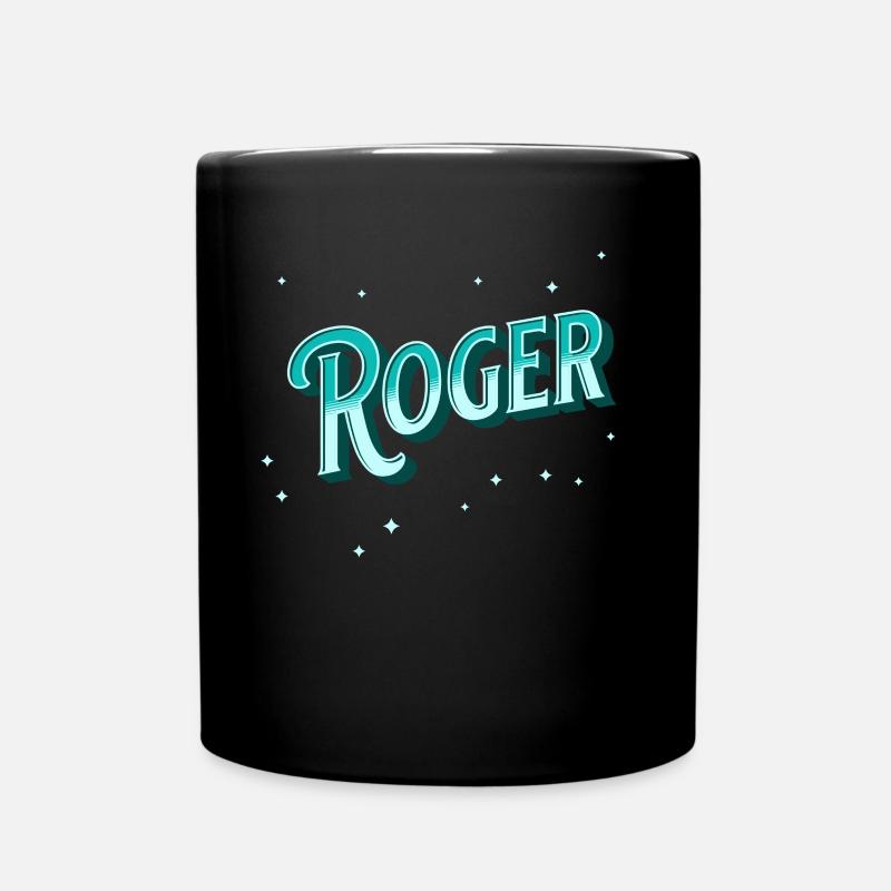 Nom Roger personnalisé - Mug uni - noir