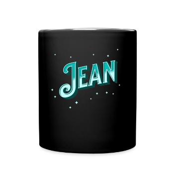 Jean names personalized - Full Colour Mug - black - Front