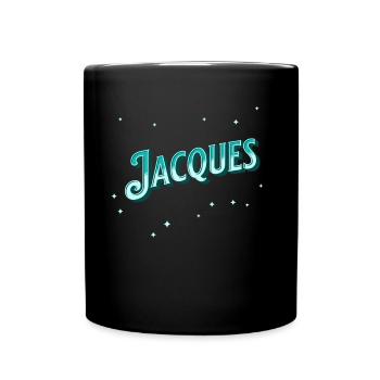 Nom Jacques personnalisé - Mug uni - noir - Devant