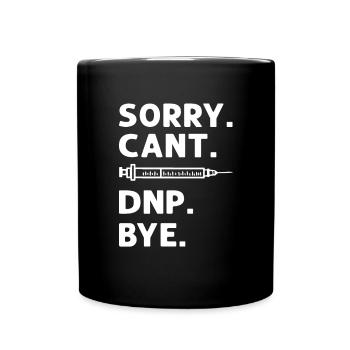 Sorry. Geht Nicht. Dnp. Tschüss. Dnp - Tasse einfarbig - Schwarz - Vorne