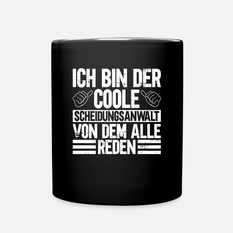 Scheidungsanwalt Scheidungsparty Scheidung - Tasse einfarbig - Schwarz