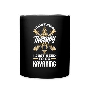 Kayak Canoë - Mug uni - noir - Devant
