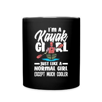 Kayak Canoë - Mug uni - noir - Devant
