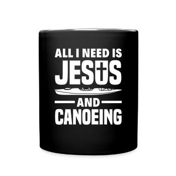 Kayak Canoë - Mug uni - noir - Devant