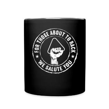 Snooker Pool Billard - Tasse einfarbig - Schwarz - Vorne