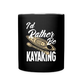 Kayak Canoë - Mug uni - noir - Devant