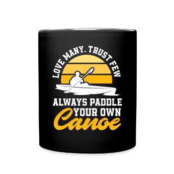 Kayak Canoë - Mug uni - noir - Devant