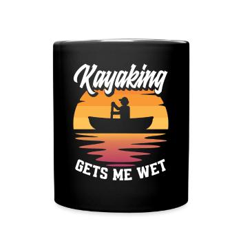 Kayak Canoë - Mug uni - noir - Devant
