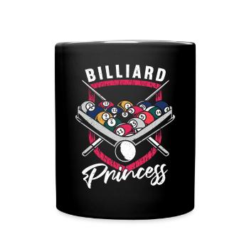 Snooker Pool Billard - Tasse einfarbig - Schwarz - Vorne