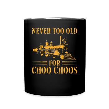 Conducteur de train à vapeur Trainspotting - Mug uni - noir - Devant