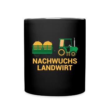 Nachwuchs Landwirt Bauer Dorfkind Traktor Junge - Tasse einfarbig - Schwarz - Vorne