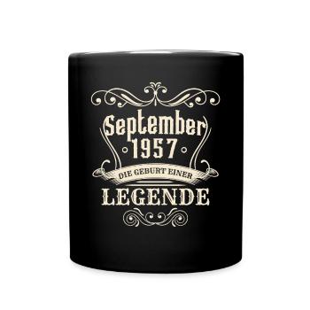 Septembre 1957 - La naissance d’une légende - Mug uni - noir - Devant