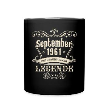September 1961 - The birth of a legend - Full Colour Mug - black - Front