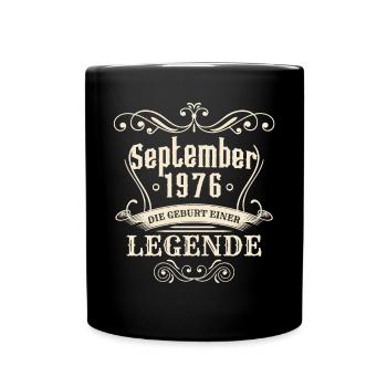 September 1976 - Die Geburt einer Legende - Tasse einfarbig - Schwarz - Vorne