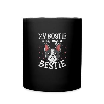 Boston Terrier - Mug uni - noir - Devant