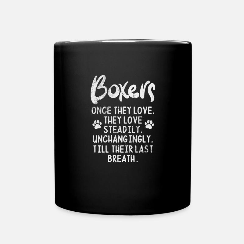 Boxer Chien - Mug uni - noir
