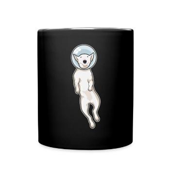 Lustiger Hund - Tasse einfarbig - Schwarz - Vorne