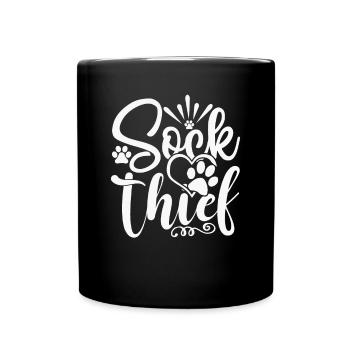 Sock Thief - Full Colour Mug - black - Front