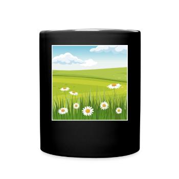 Fleur de Bloomcore - Mug uni - noir - Devant