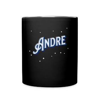 Andre names personalized - Full Colour Mug - black - Front