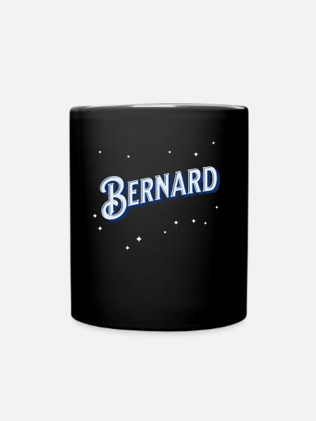 Bernard nomme des noms personnalisés - Mug uni - noir