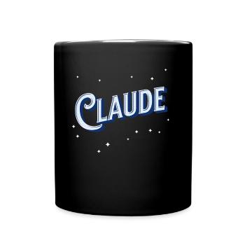 Nom Claude personnalisé - Mug uni - noir - Devant