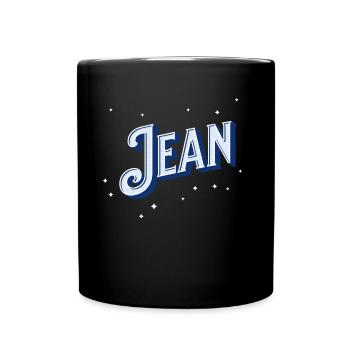 Jean names personalized - Full Colour Mug - black - Front