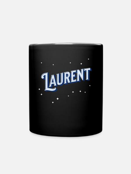 Nom Laurent personnalisé - Mug uni - noir