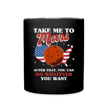 Astronom Astrologen Planeten - Tasse einfarbig - Schwarz - Vorne