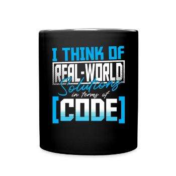 Javascript Software Developer - Full Colour Mug - black - Front