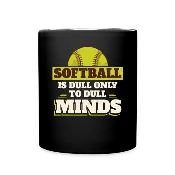 Softball Catcher Sport - Full Colour Mug - black - Front