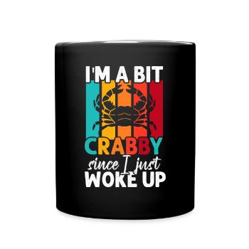 Crab Fishing Seafood Crab - Full Colour Mug - black - Front