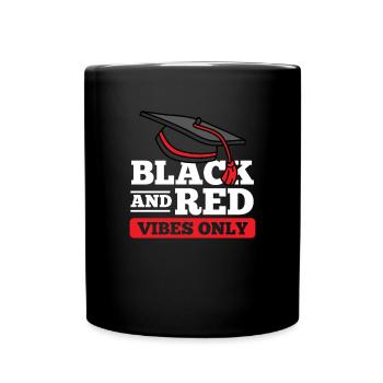 Student Graduating Class Graduates - Full Colour Mug - black - Front