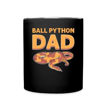 Ball python father. Herpetologists. Royal - Full Colour Mug - black - Front
