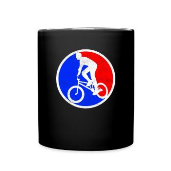 Logo bmx - Mug uni - noir - Devant
