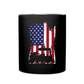 Steam Train Driver Trainspotting - Full Colour Mug - black - Front