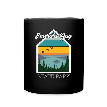 Lake Tahoe Emerald Bay Nevada California Staatspa - Full Colour Mug - black - Front