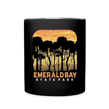 California State Park Camping Emerald Bay Nevada N - Full Colour Mug - black - Front