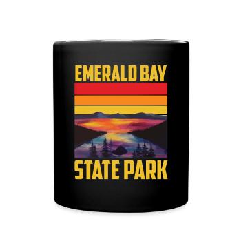 Lake Tahoe Emerald Bay Nevada California Staatspa - Full Colour Mug - black - Front