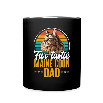 Maine Coon Chat - Mug uni - noir - Devant