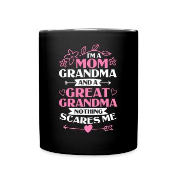 Arrière-grand-mère Grand-mère Arrière-grands-parents Grand-mère - Mug uni - noir - Devant
